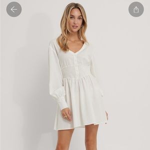 Mini Balloon Sleeve Dress